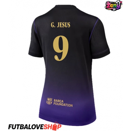 Dres Barcelona Gabriel Jesus #9 Preč pre Ženy 2026-27 Krátky Rukáv